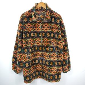 Tsunami Sport Fleece Pullover Print Zip Up